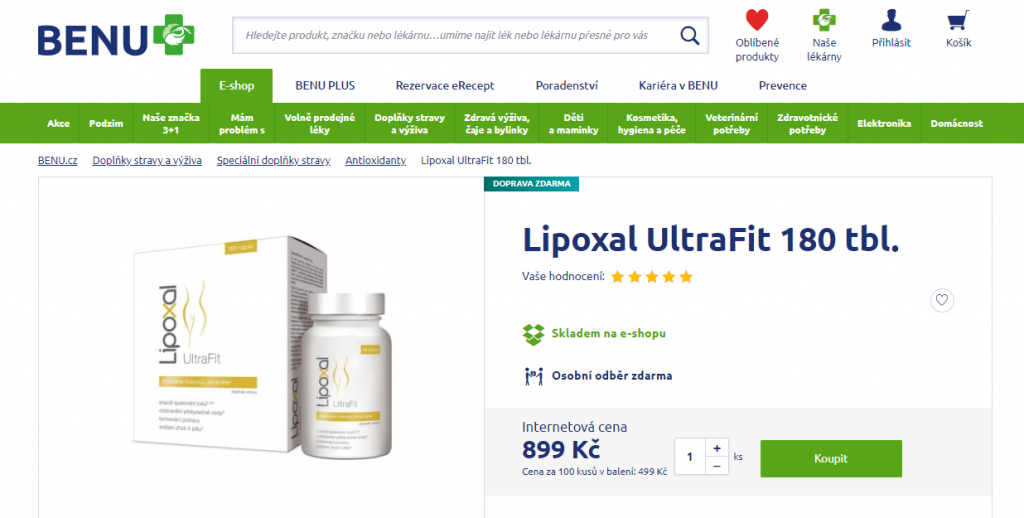 lipoxal ultrafit recenze