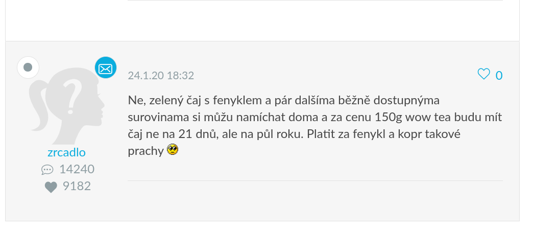 wow tea zkušenosti