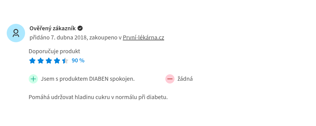 diaben zkušenost