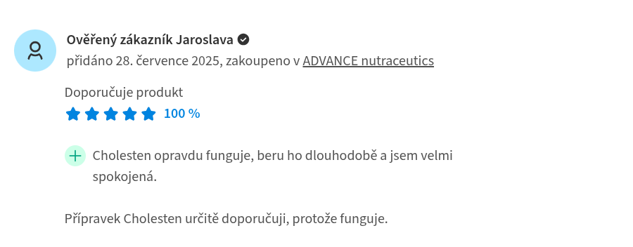 cholesten recenze