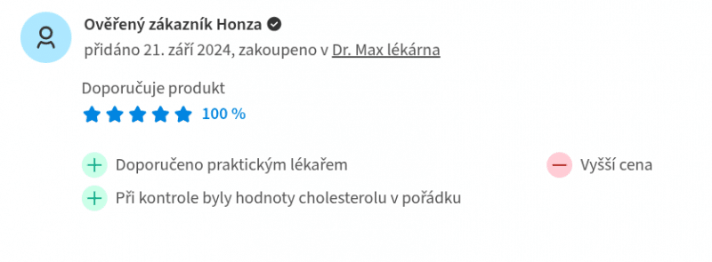 Jaký silný má Arterin efekt na cholesterol? Vyplatí se? (recenze) 2 arterin hodnocení