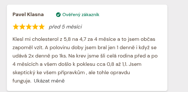 cholesterum recenze